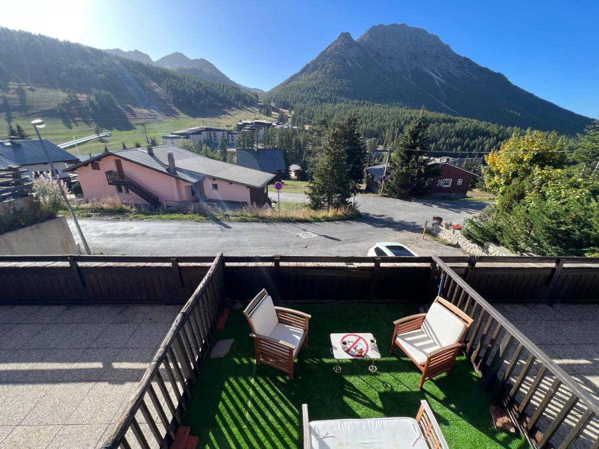شقة Les Tanieres De Montgenevre - La Marmotte - Duplex 4 P Entierement Renove Avec Vue Magnifique المظهر الخارجي الصورة