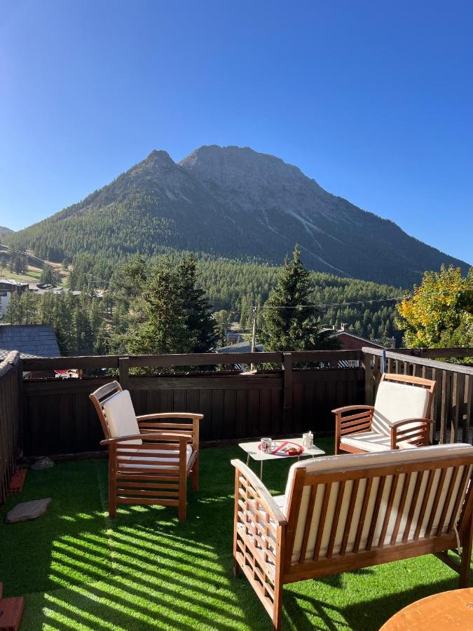 شقة Les Tanieres De Montgenevre - La Marmotte - Duplex 4 P Entierement Renove Avec Vue Magnifique المظهر الخارجي الصورة