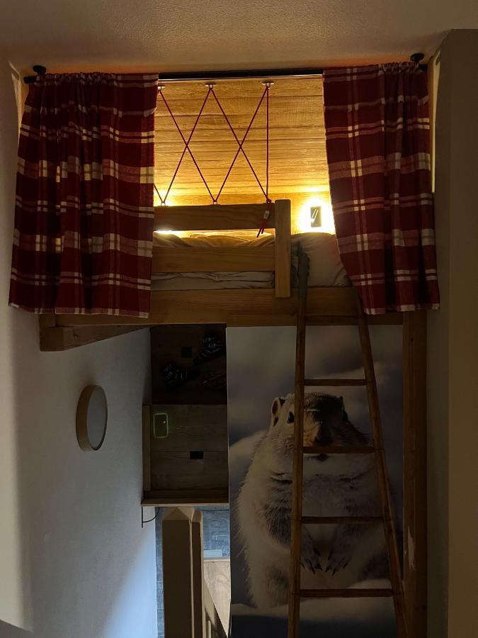 شقة Les Tanieres De Montgenevre - La Marmotte - Duplex 4 P Entierement Renove Avec Vue Magnifique المظهر الخارجي الصورة